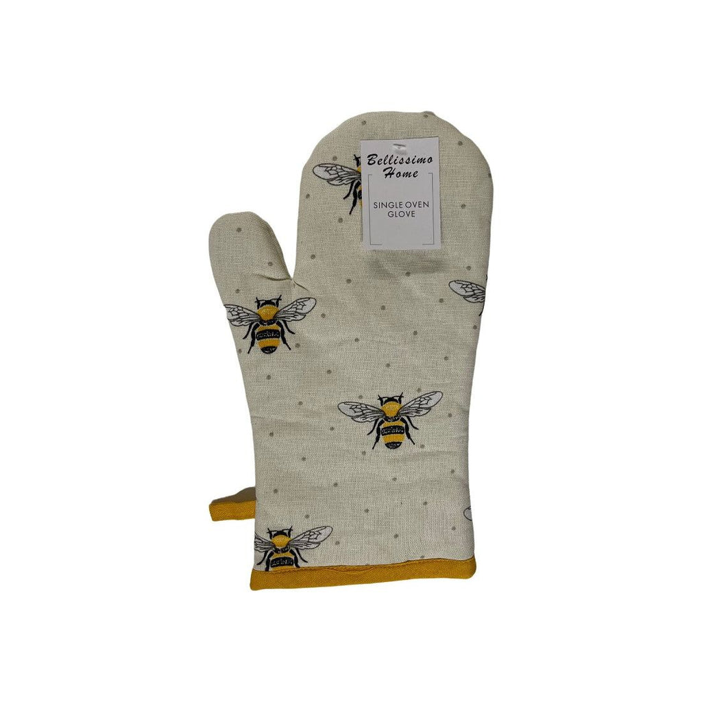 Harwoods Honey Bee Single Oven Glove- 100% cotton (8051172114650)
