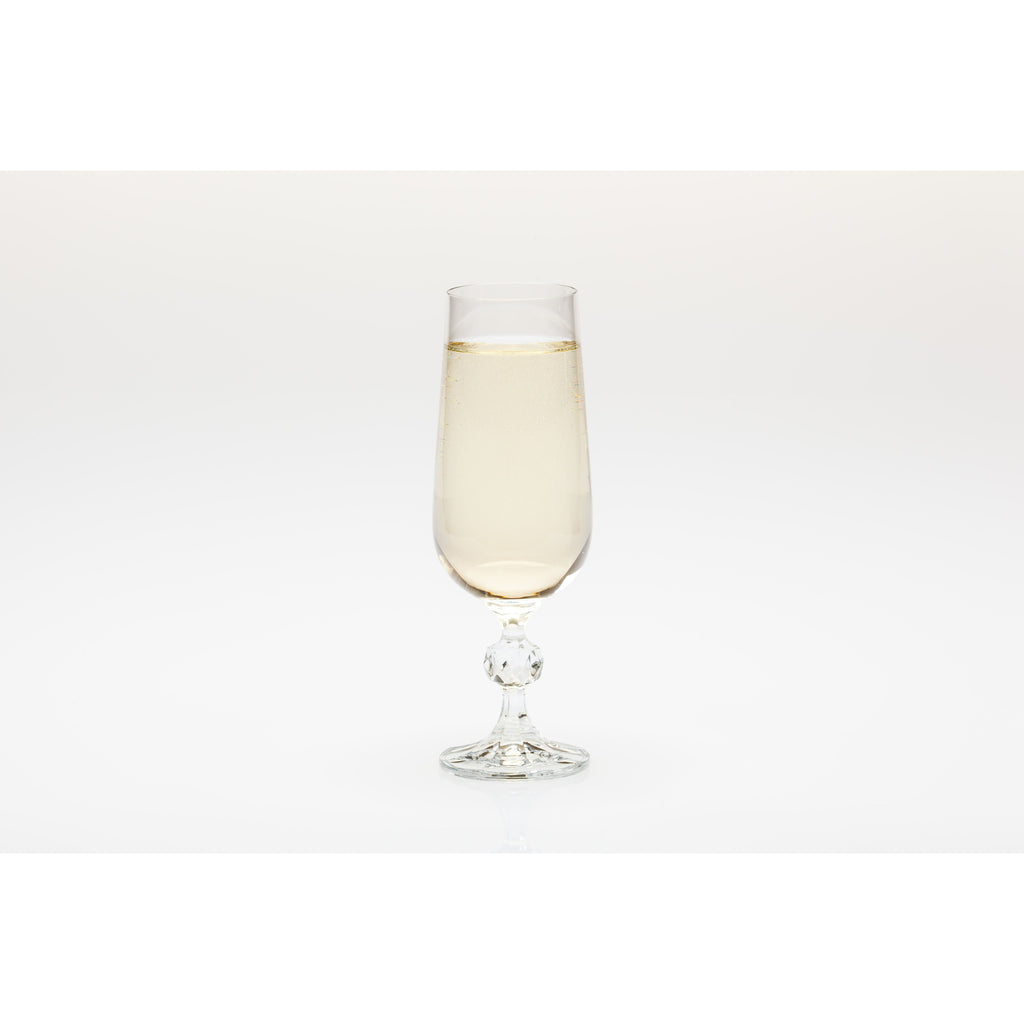 Crystal Galleries 180ml Claudia Crystalite Champagne Flute (8216401805530)
