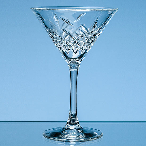 Crystal Galleries 230ml Creative Bar Full Cut Martini Glass (8217237553370)