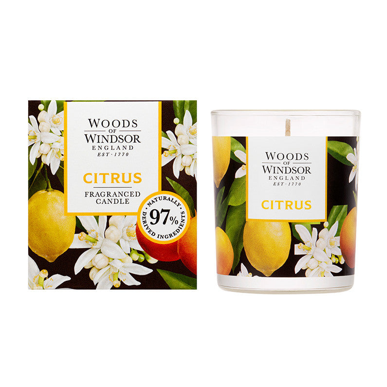 Woods of Windsor Citrus fragrance Candle 150g -13 hour Burn (8152478056666)