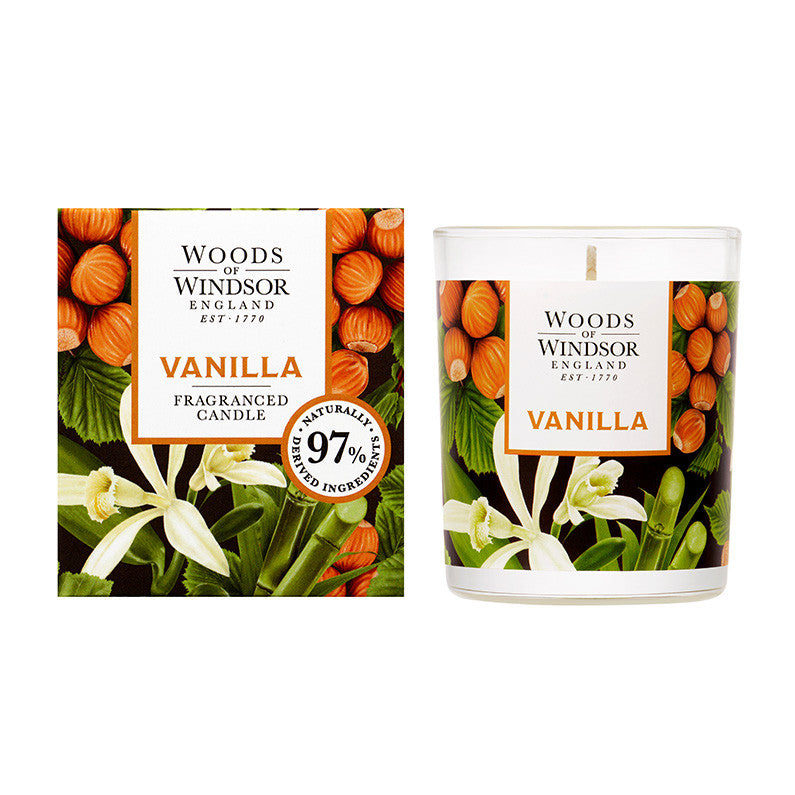 Woods Vanilla scented Candle 150g -13 hour burn (8152477040858)