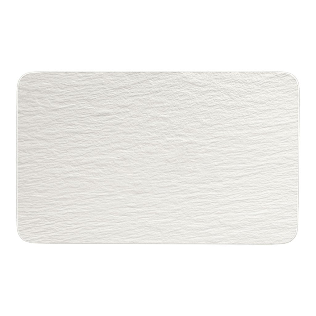 Manufacture Rock blanc Rectangular multifunctional plate (6103944954024)