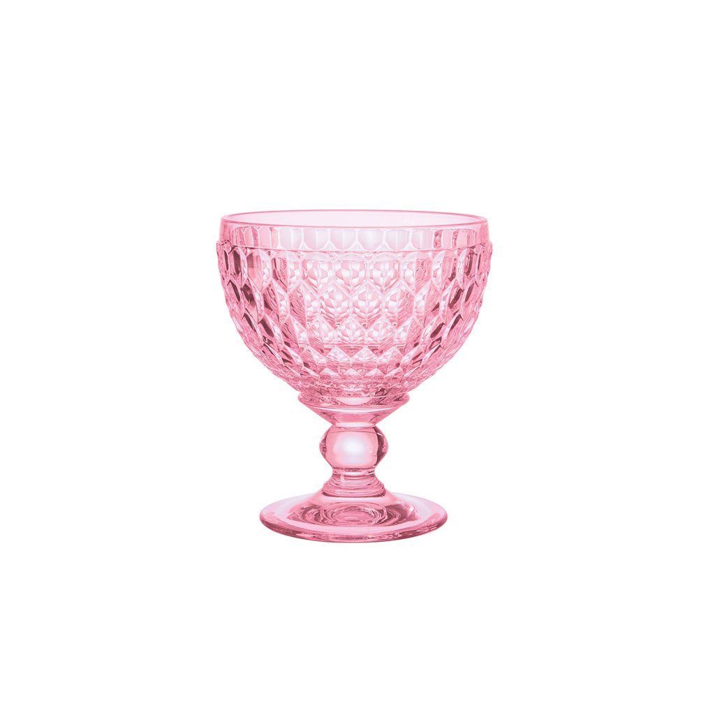 Boston coloured Champagne / dessert bowl rose( Set of 4) (6103931453608)
