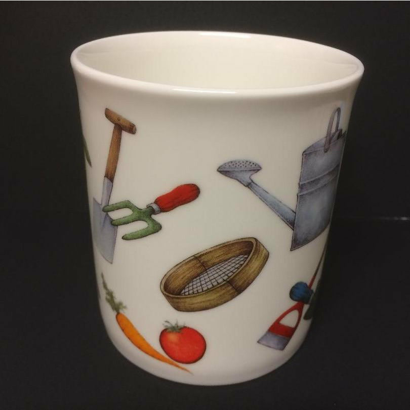 Gardening Bone china Mug ( set of 4) (6541480427688)