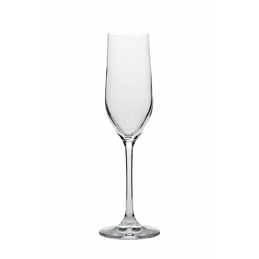 Stolzle Lausitz Experience Crystal Champagne Flute Glass 188ml, Set of 6 (7625289433306)