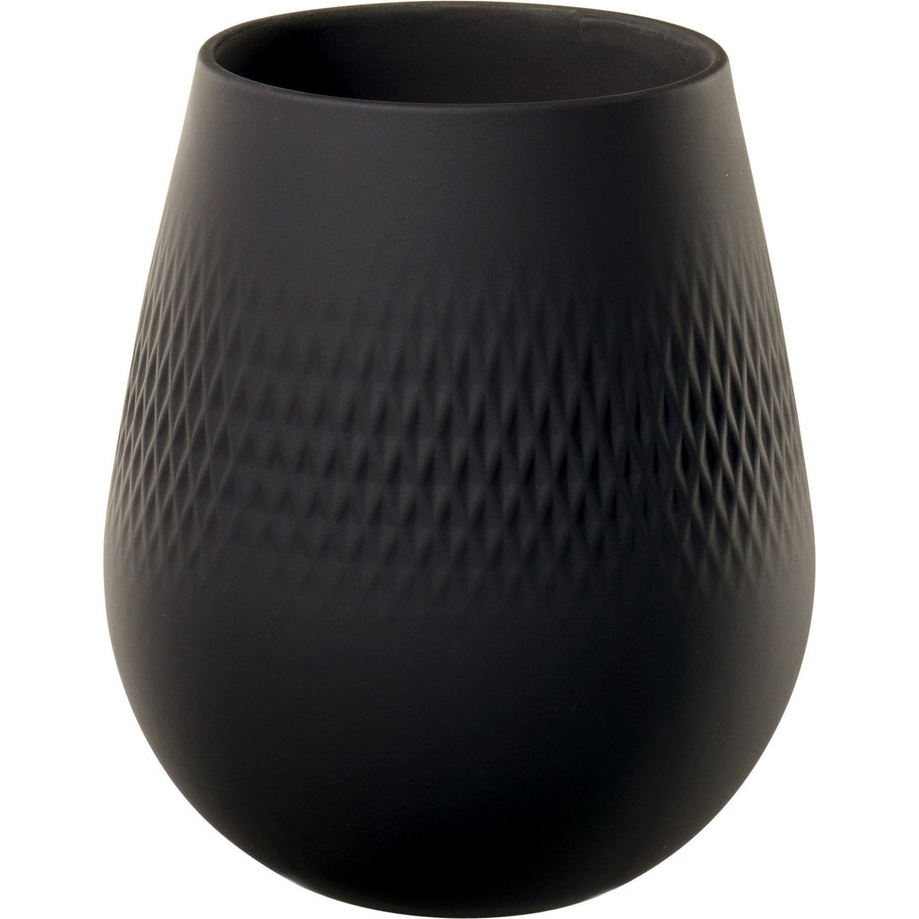 Manufacture Collier noir Vase Carré small 12,5x12,5x14cm (6299129774248)