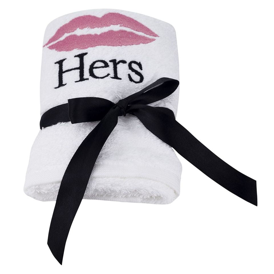 Hers Embroidered Guest Towel (6034657640616)