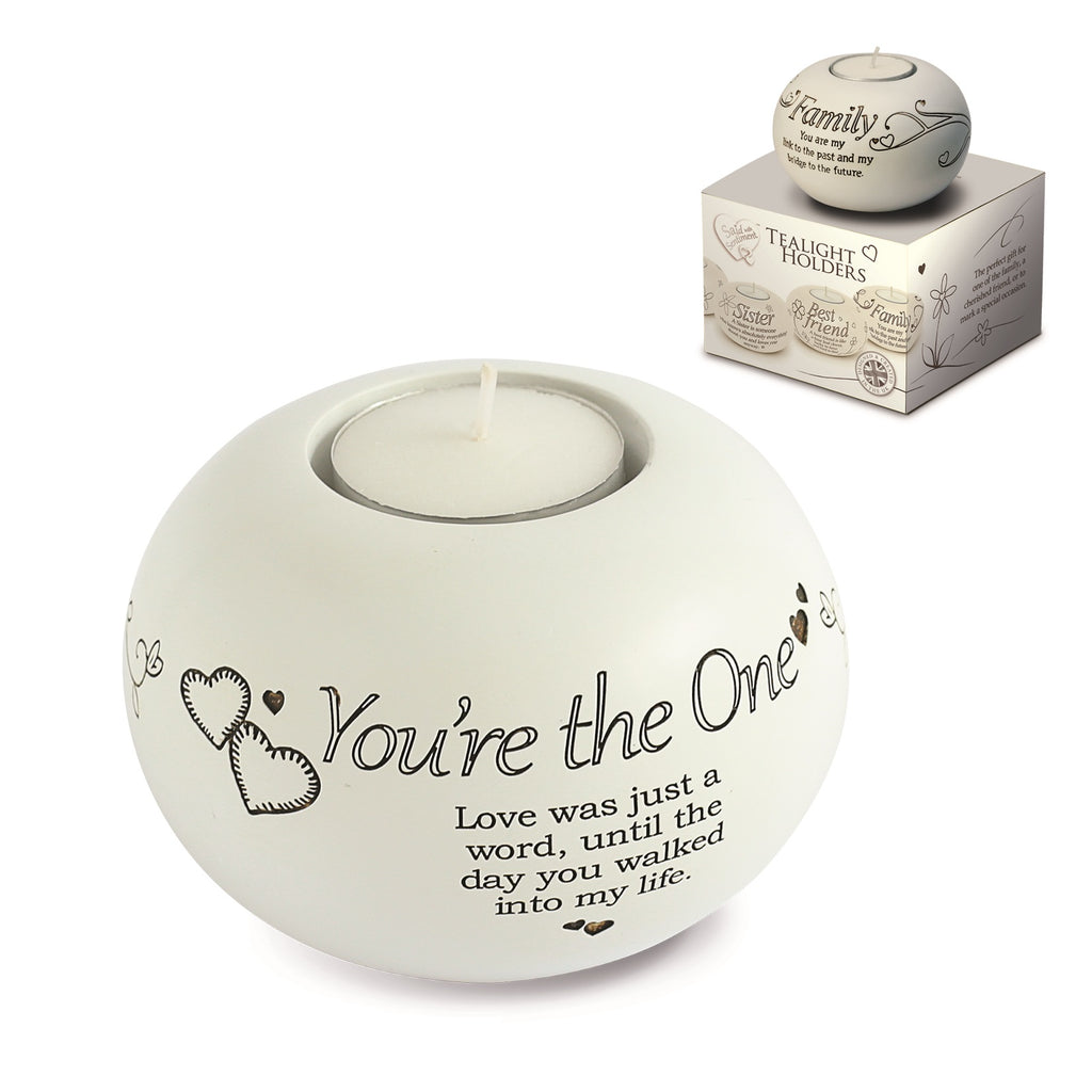 Sentiment Tea Light Youre The One (5943652876456)