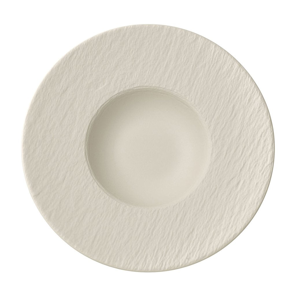 Manufacture Rock blanc Pasta plate (6103942135976)