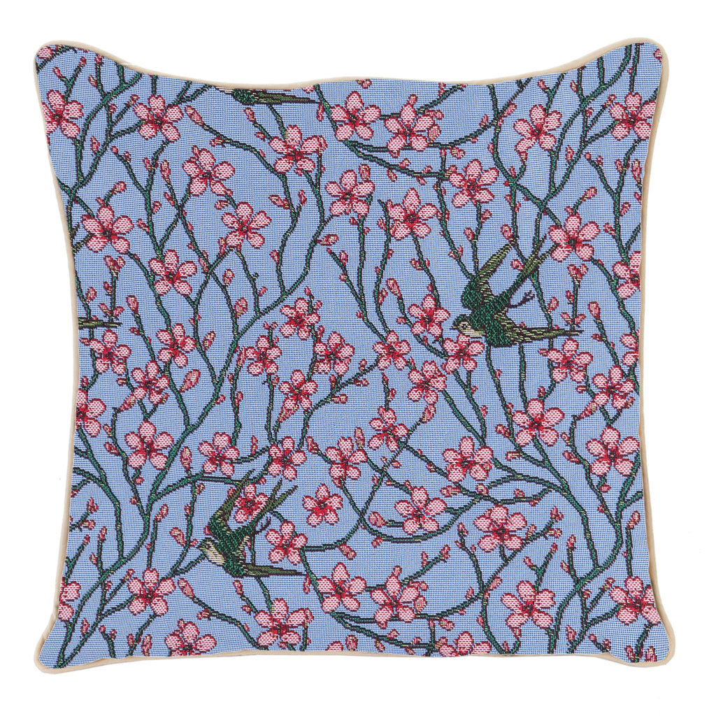 Cushion Cover - Blossom and Swallow (5957659885736)