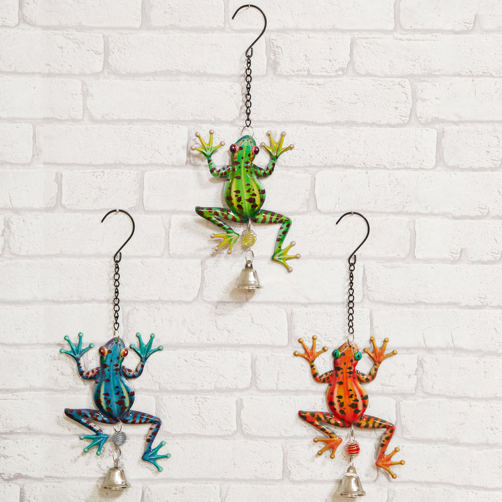 Hanging Metal Frog Wall decorations (6540449743016)