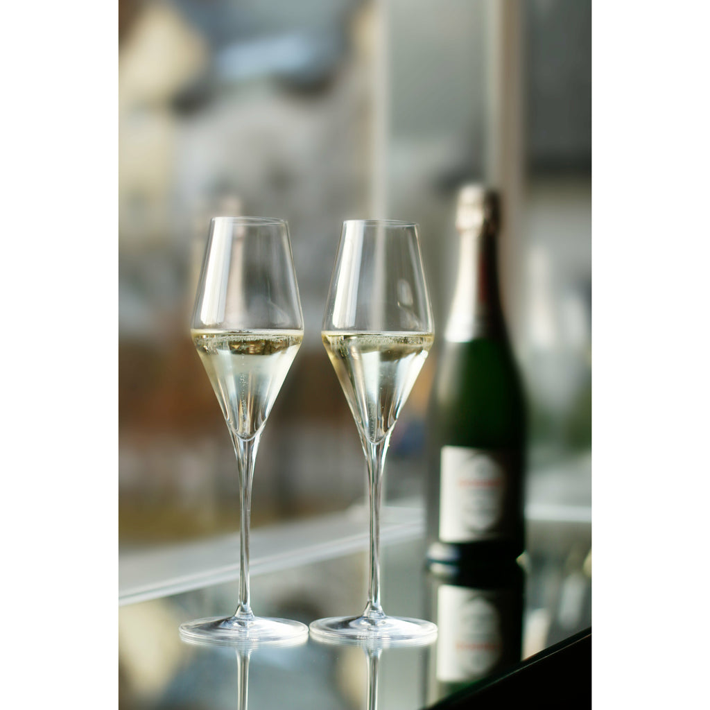 Stölzle Lausitz Quatrophil Champagne glasses 290ml ,Set of 6 (6119288373416)