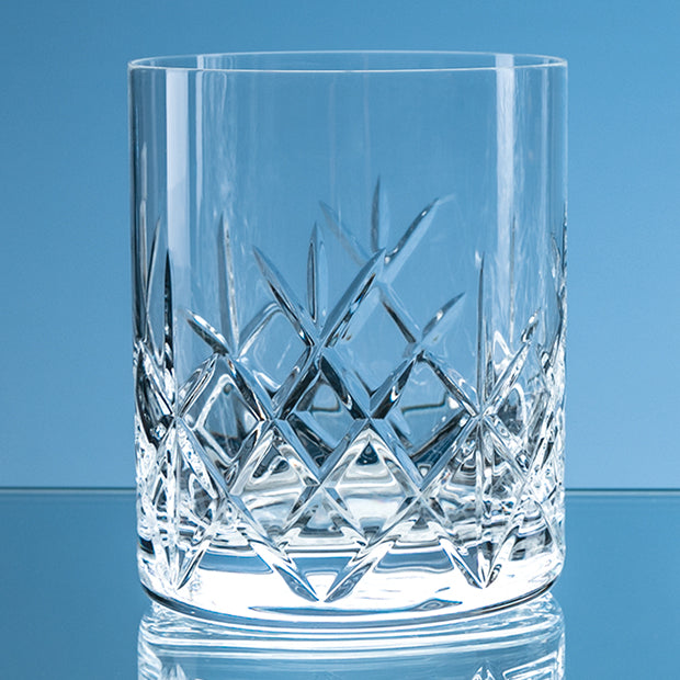 Flamenco Crystalite Full Cut Whisky Glass Tumbler 320ml (6230672048296)