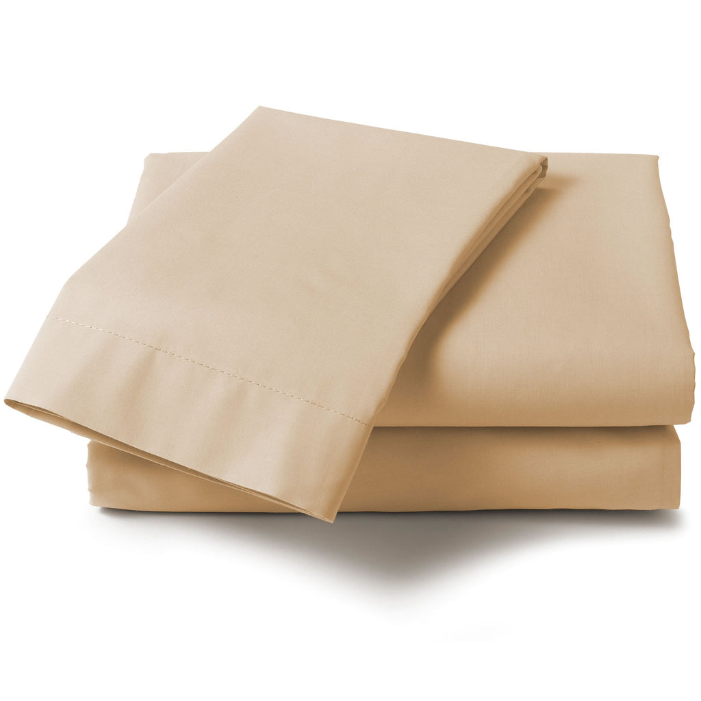 Percale Sheets Coffee (6034707546280)
