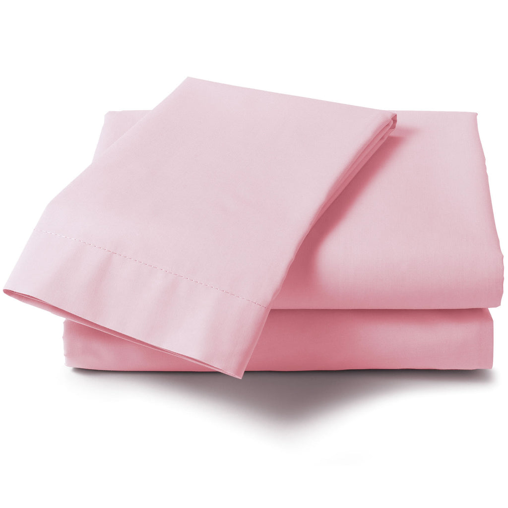 Percale Pillowcase Pair PER001Pink (6034706792616)