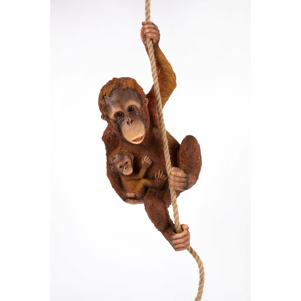 Garden creations ornament Climbing Orangutan & Baby (6201591955624)