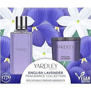 Yardley English Lavender  Fragrance & Candle set (8151010181338)