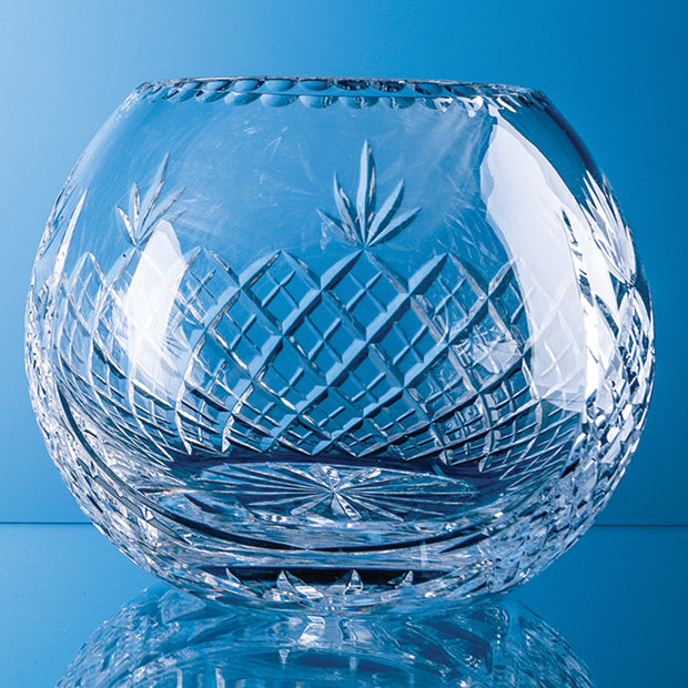 Crystal Galleries 20cm Lead Crystal Panelled Round Bowl (8217455231194)