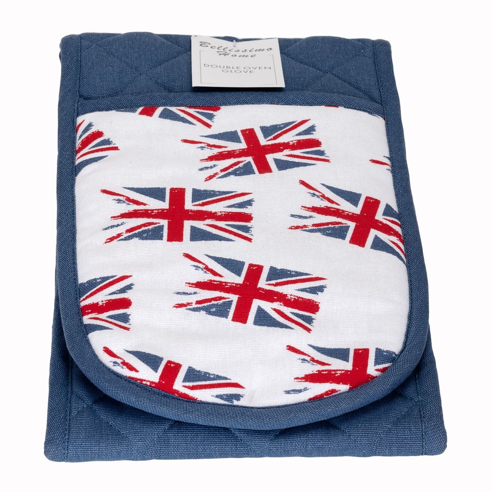 Union Jack Coronation 100% Cotton Double Oven Glove (8050711757018)