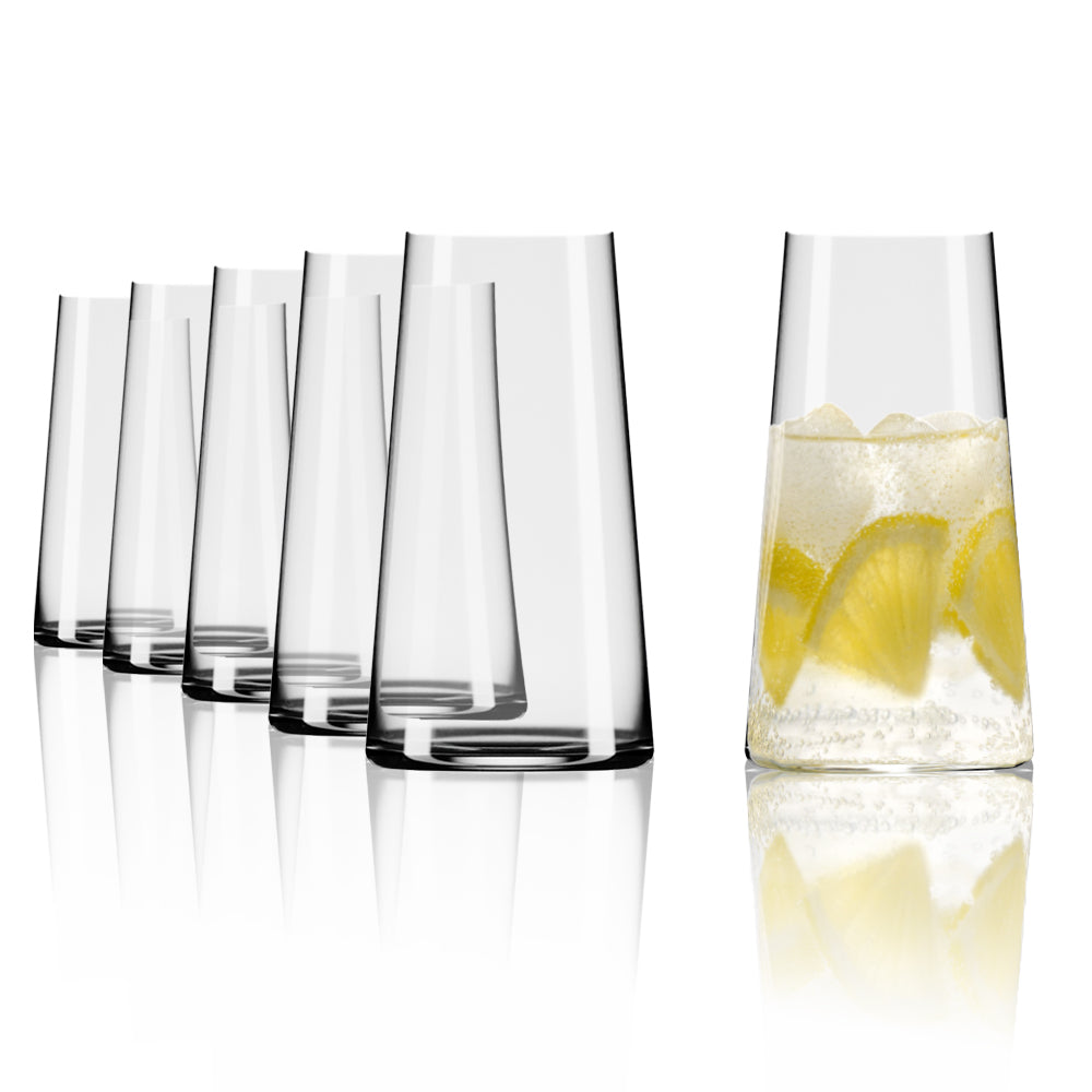 Stölzle Lausitz Power Long Drink Tumbler Glasses, 414ml (Sold Individually) (7948094931162)