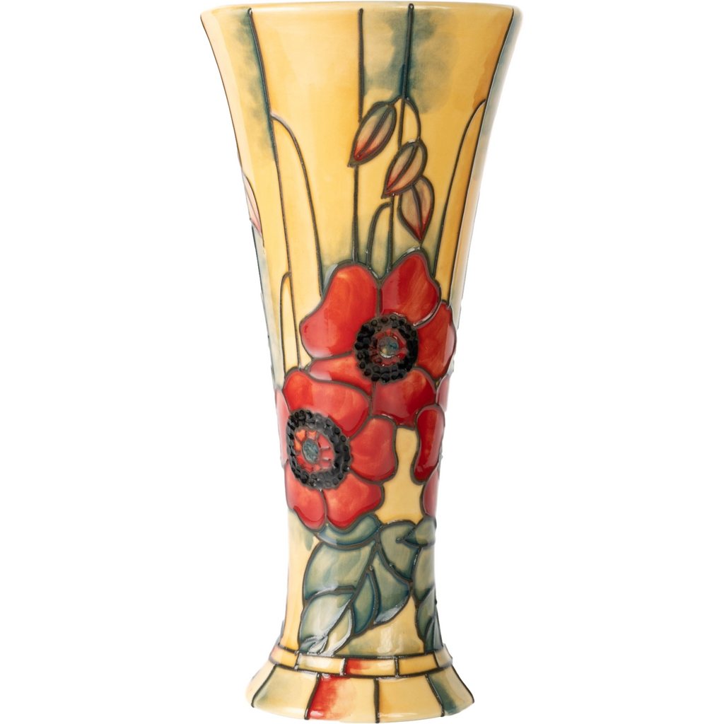 Yellow Poppy Vase (5962739220648)