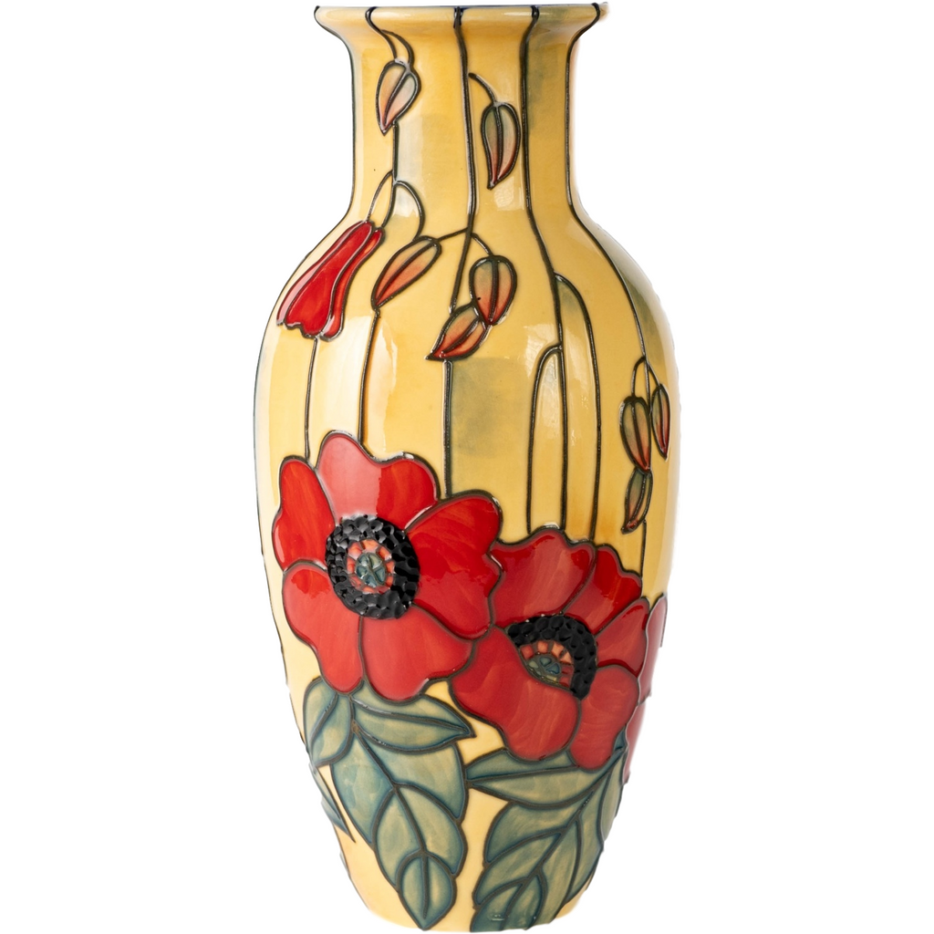 Yellow Poppy Vase (5962739450024)