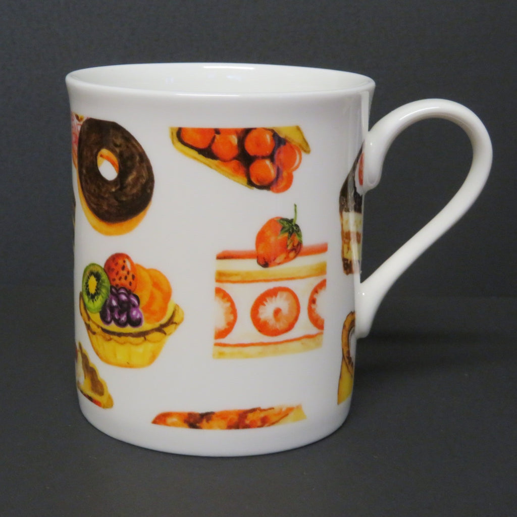 Bone China Cake & Baking Mugs (Set of 4) (6557611655336)