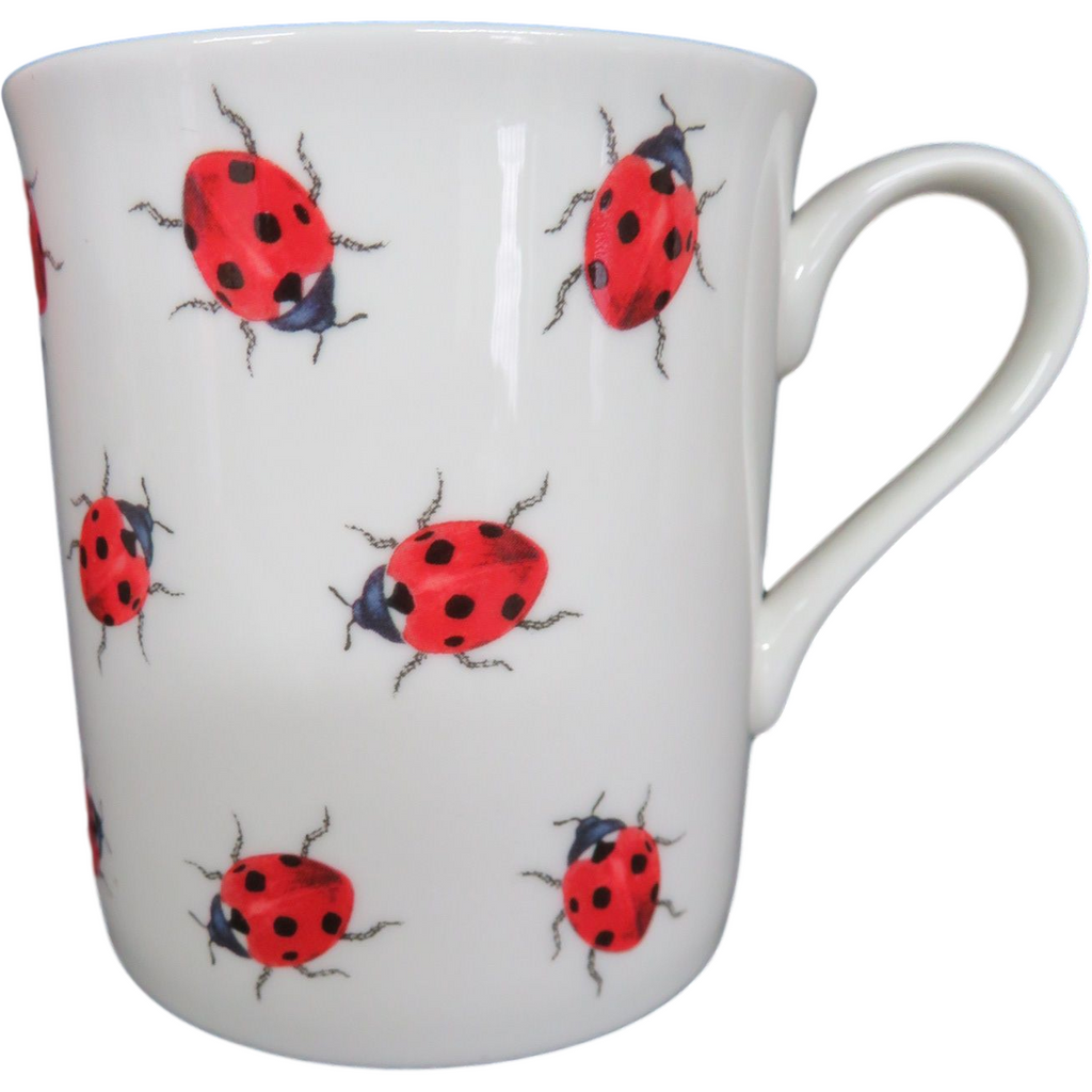 Ladybird design Bone China Mug ( set of 4) (6256332275880)