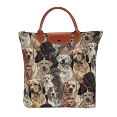 Foldaway shopping bag - Labrador (5962462265512)