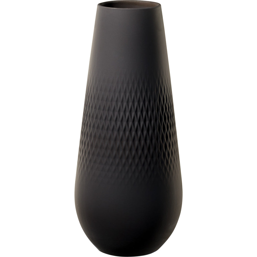 Manufacture Collier noir Vase Carré tall 11,5x11,5x26cm (6299147436200)