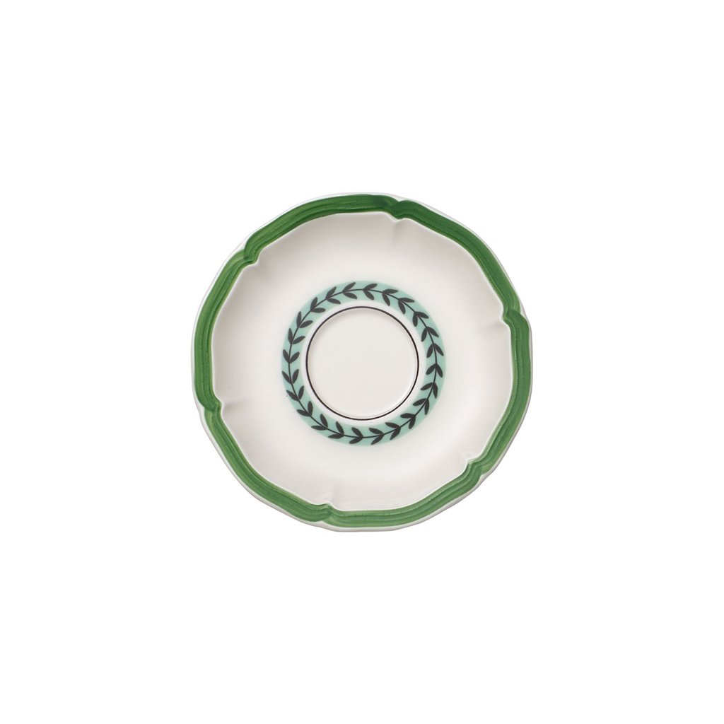 French Garden Green Line Saucer breakfast cup (6103932436648)