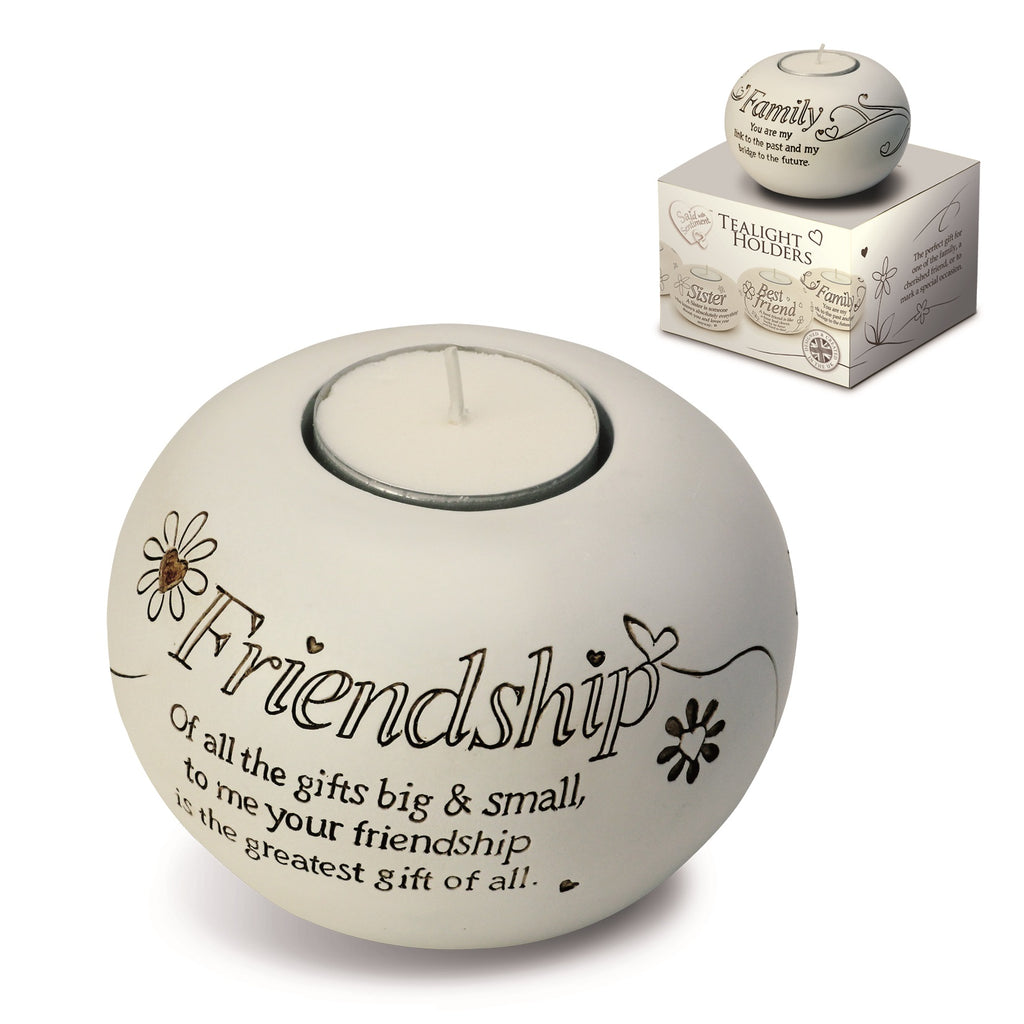 Sentiment Tea Light Friendship (5943651106984)