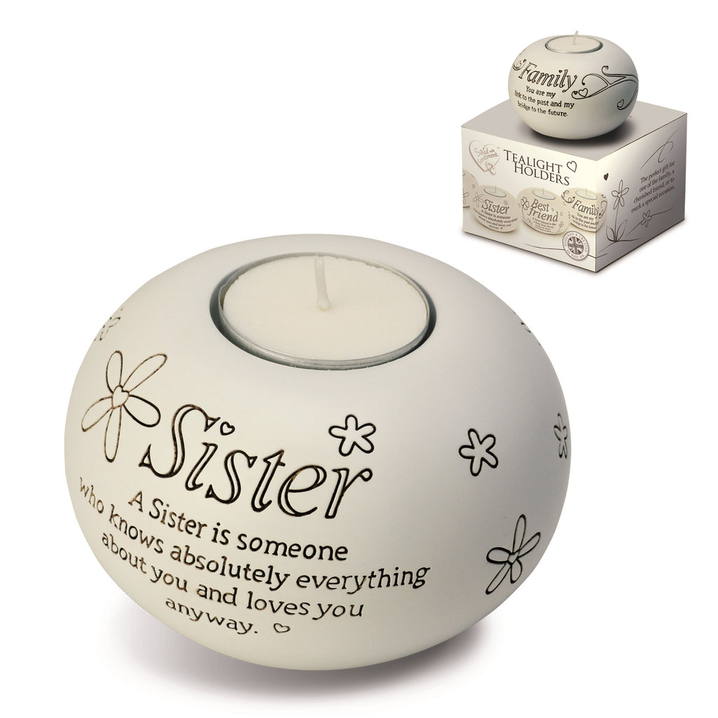 Sentiment Tea Light Sister (5943651270824)