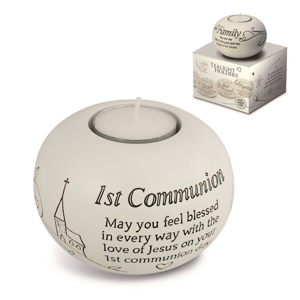 Sentiment Tea Light 1st Communion (5943651893416)