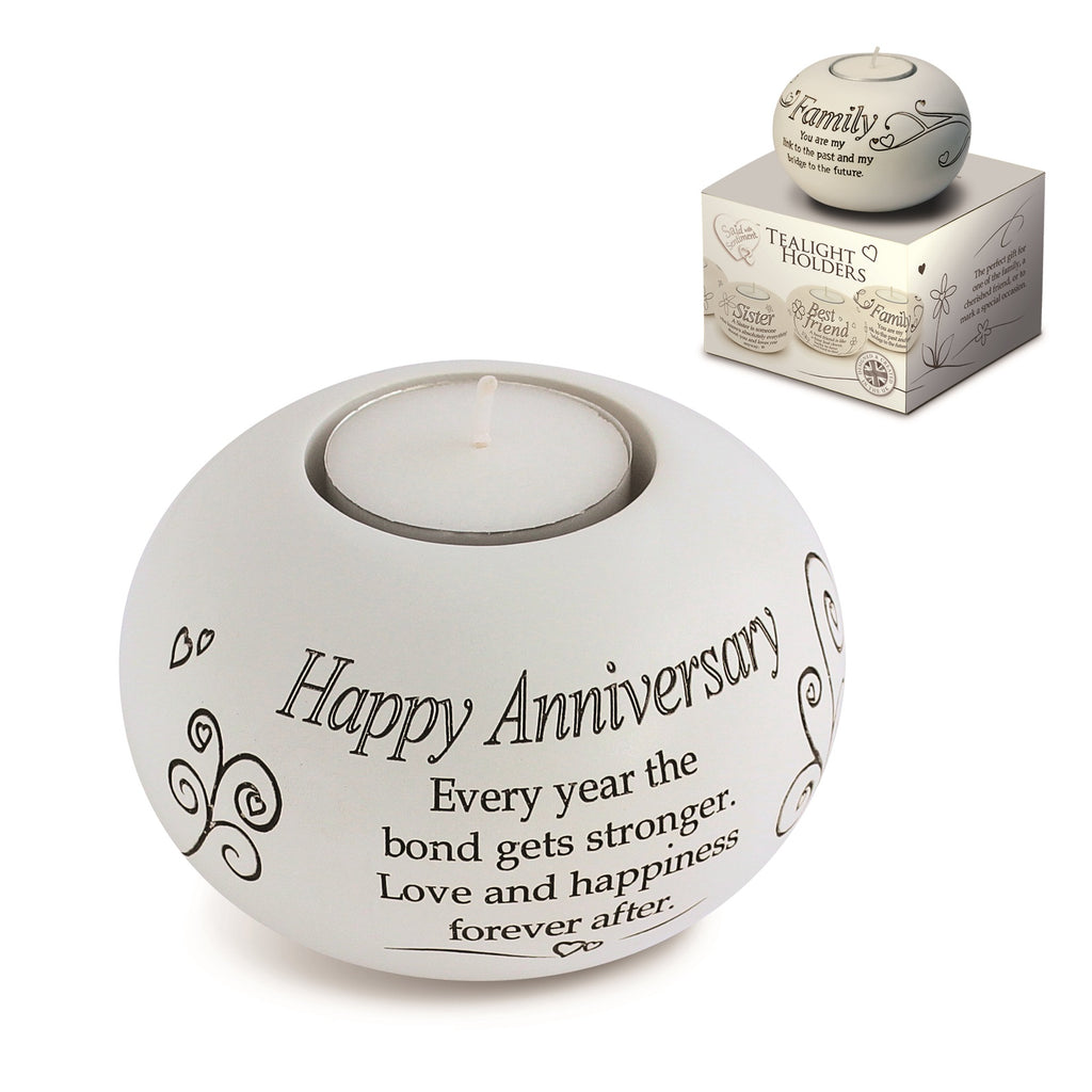 Sentiment Tea Light Happy Anniversary (5943652352168)