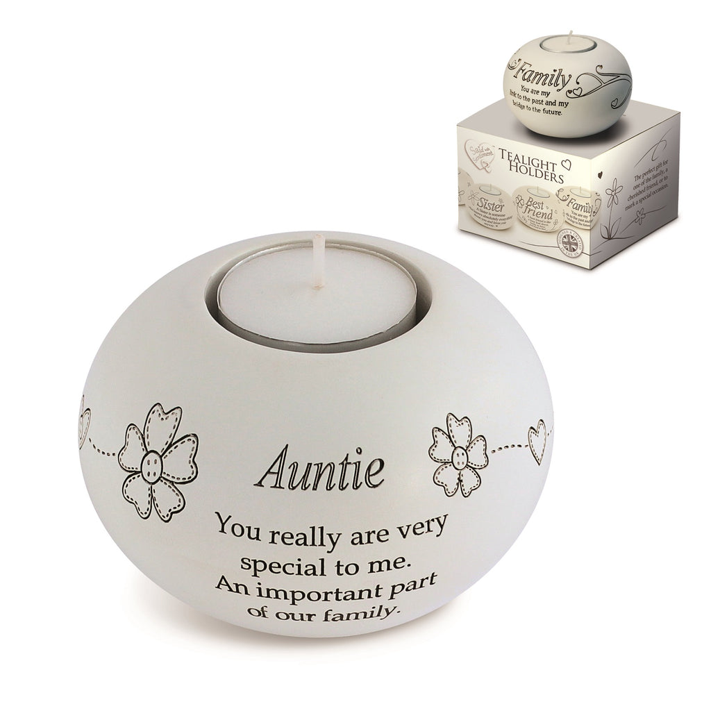 Sentiment Tea Light Auntie (5943652483240)