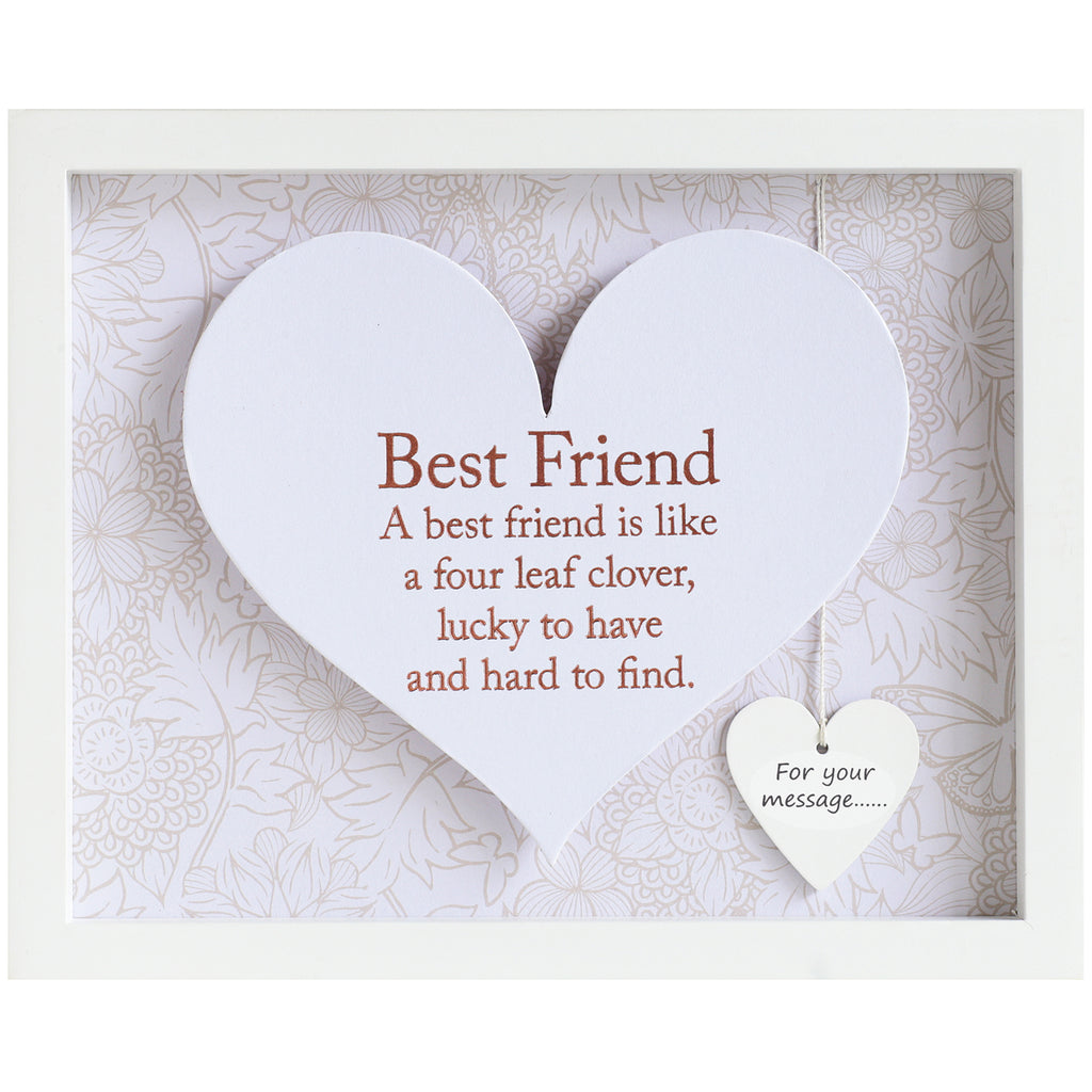 Heart Frame Rectangular Best Friend (5943657267368)