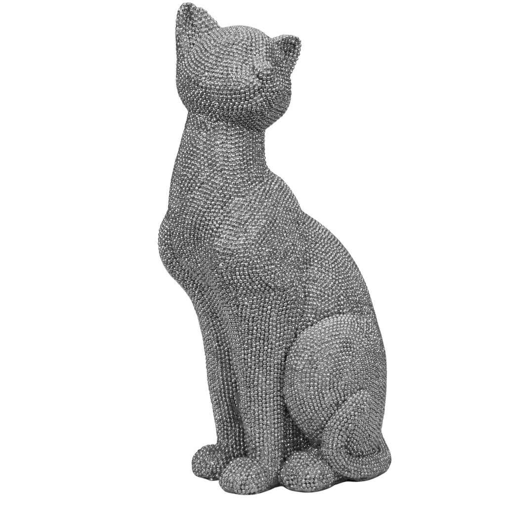 Diamante cat Ornament (6692428153000)