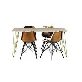 Light Gold Dining Table (5917162078376)