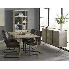 Light Gold Dining Table (5917162078376)