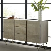 Light Gold Extra Large Sideboard 3 Drawers and 2 Doors (5917162143912)