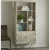 Light Gold Large Bookcase 2 Door (5917162274984)