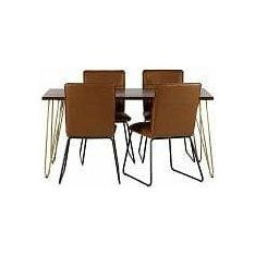 Dark Gold Dining Table (5917163094184)