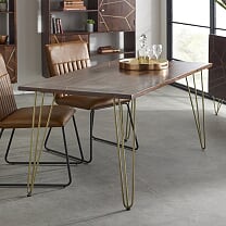 Dark Gold Dining Table (5917163094184)