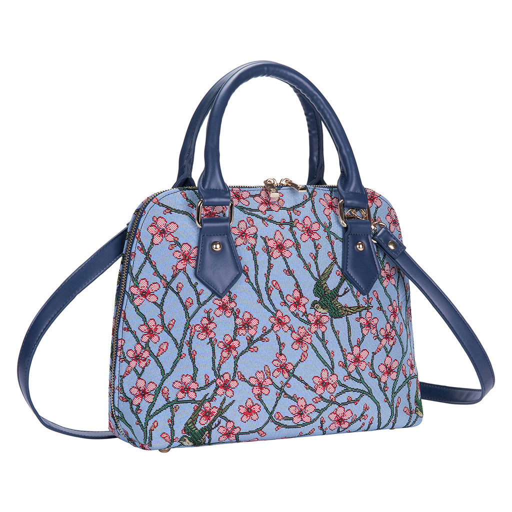 Shoulder Bag - Blossom and Swallow (5957657690280)