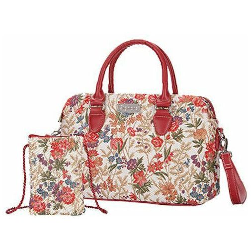 Triple Compartment Bag - Smart Bag - Flower Meadow (5962460135592)