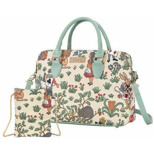 Triple Compartment Bag - Smart Bag - Alice in Wonderland (5962460070056)