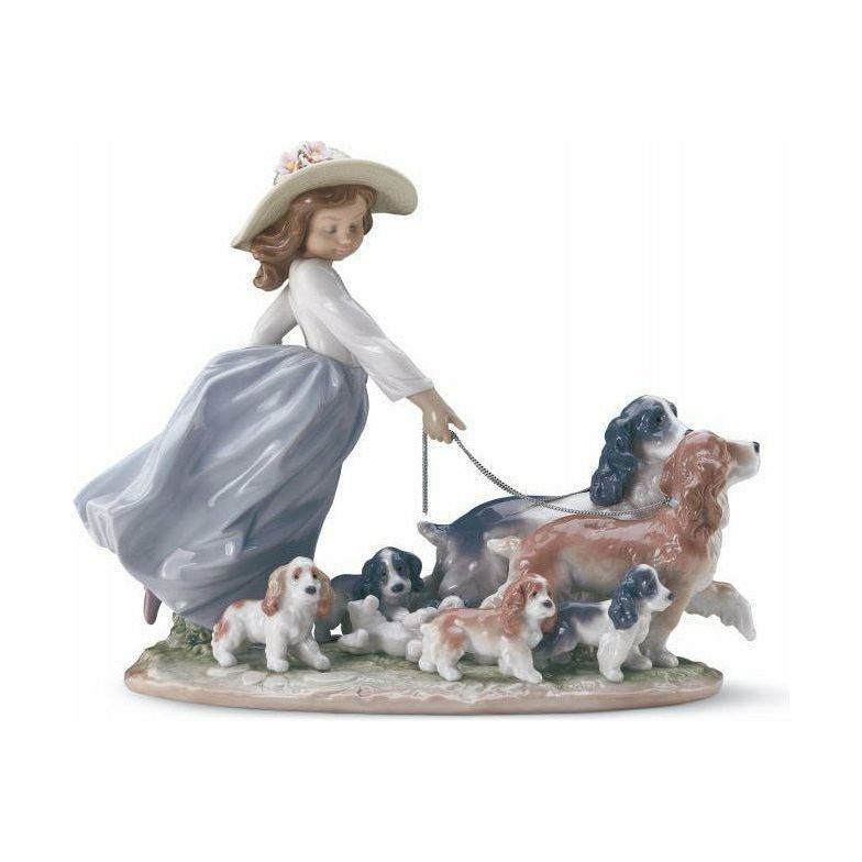 Lladro Puppy parade Figurine (5869475791016)