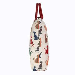 Foldaway shopping bag - Cheeky Cat (5962462101672)