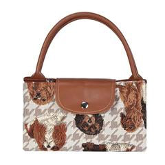 Foldaway shopping bag - Cavalier King Charles Spaniel (5962462232744)